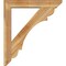 Ekena Millwork Olympic Slat Rough Sawn Bracket w/ Offset Brace, Western Red Cedar, 6"W x 32"D x 36"H BKT0604X32X36OLY06RWR - alternate 3